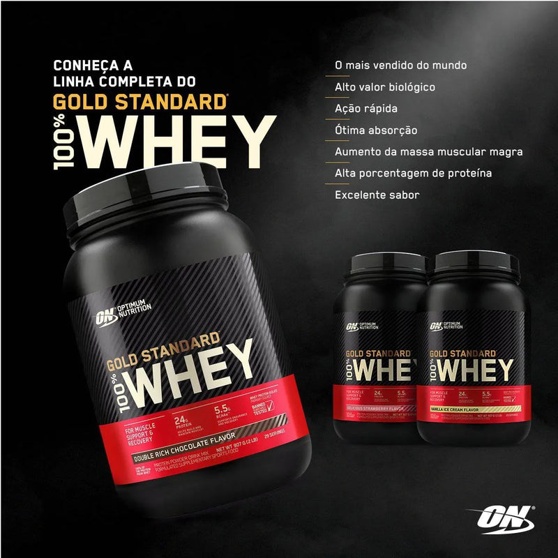 Gold Standard 100% Whey – A Melhor Proteína para Sua Performance (Últimas unidades ✔️)