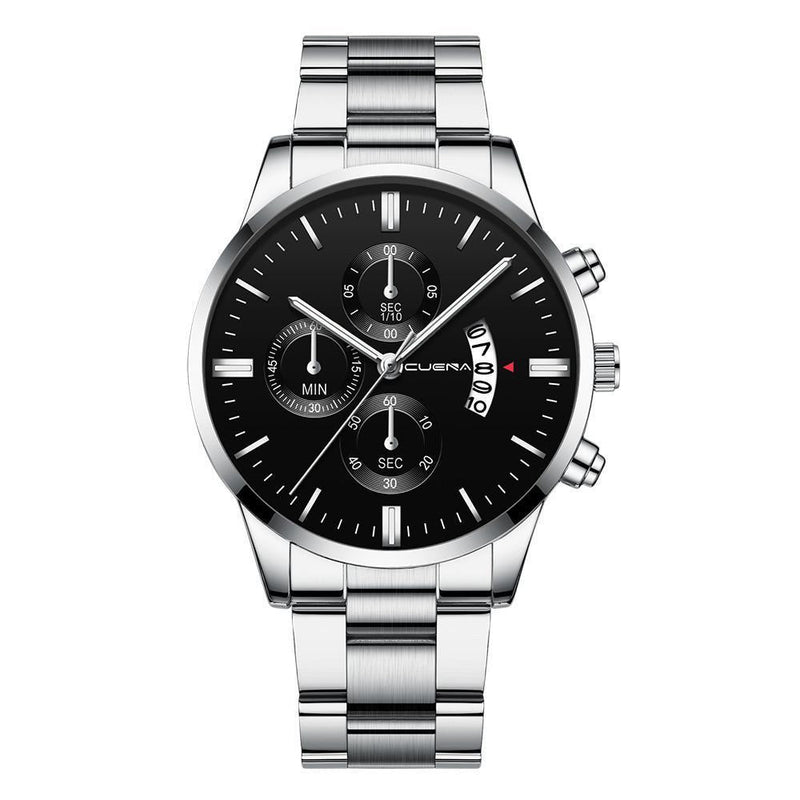 Reloj de acero inoxidable para hombre - Envío gratuito