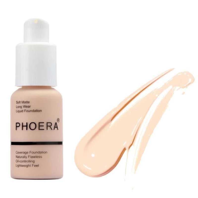 Long Lasting Facial Foundation - Phoera 