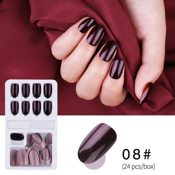 Reusable False Nails - 24 Units 