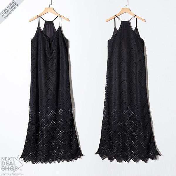 Long Lace Maxi Dress