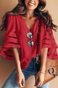 Women's Wide Sleeve Blouse 