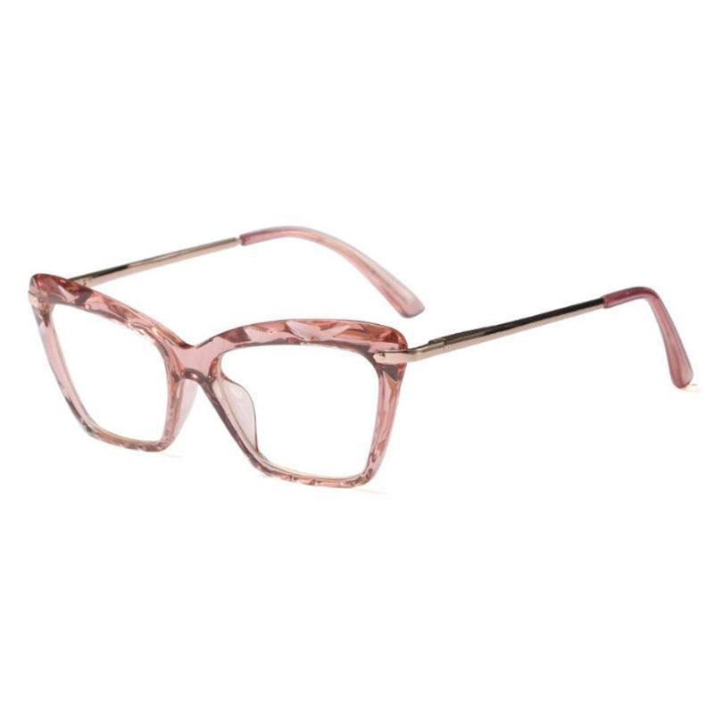 Gafas graduadas con forma de ojo de gato y diamantes para mujer - Montura graduada - ENVÍO GRATIS