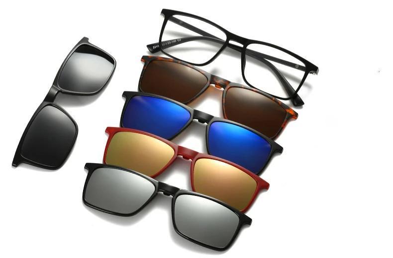 Nuevas Gafas Retro 5 en 1 Originales con Imán - Envío Gratis