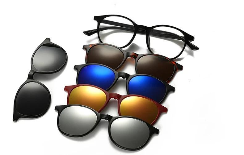 Nuevas Gafas Retro 5 en 1 Originales con Imán - Envío Gratis