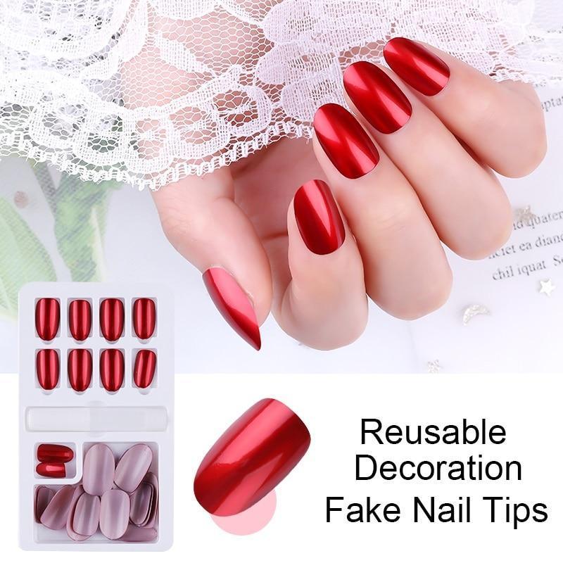 Reusable False Nails - 24 Units 