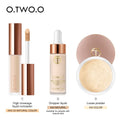 Kit de maquillaje facial O.TWO.O: corrector, base y polvos