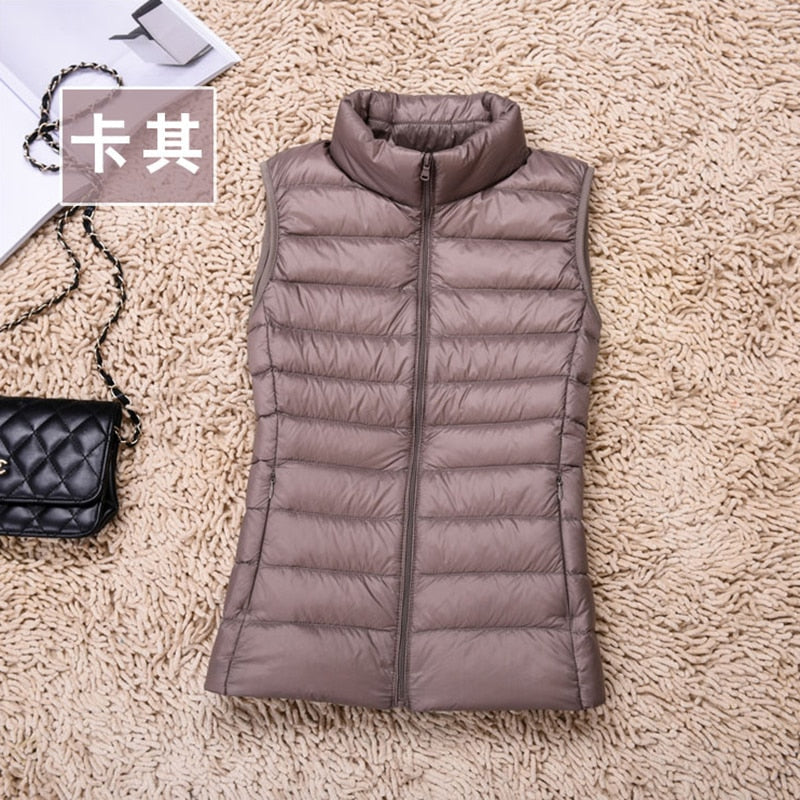 Women's Puffer Stand Vest 