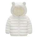 Children's Puffer Jacket with Hood - Basic Colors 