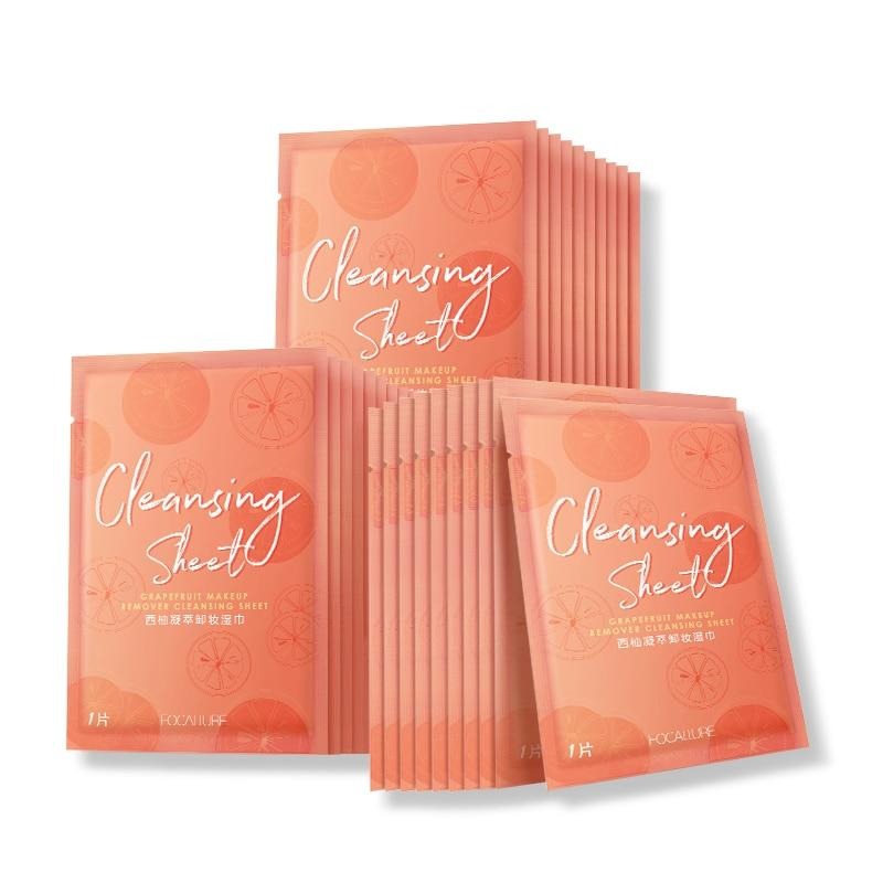 Focallure Grapefruit Makeup Remover Wipes