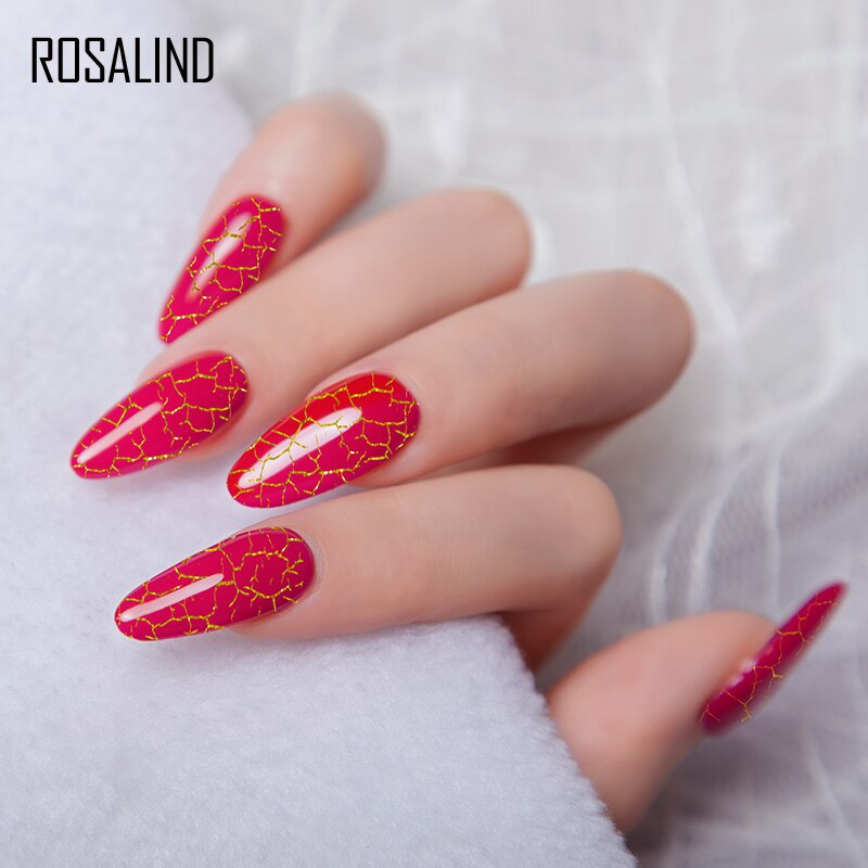 Rosalind Gel Nail Polish - Crackle Effect 