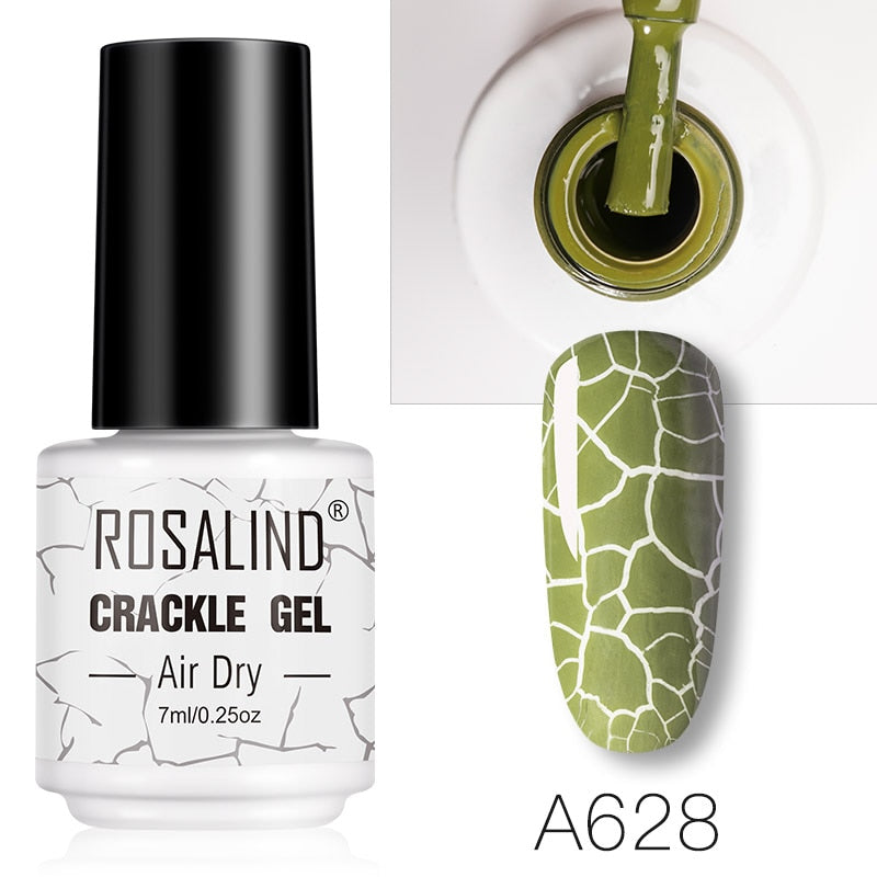 Rosalind Gel Nail Polish - Crackle Effect 