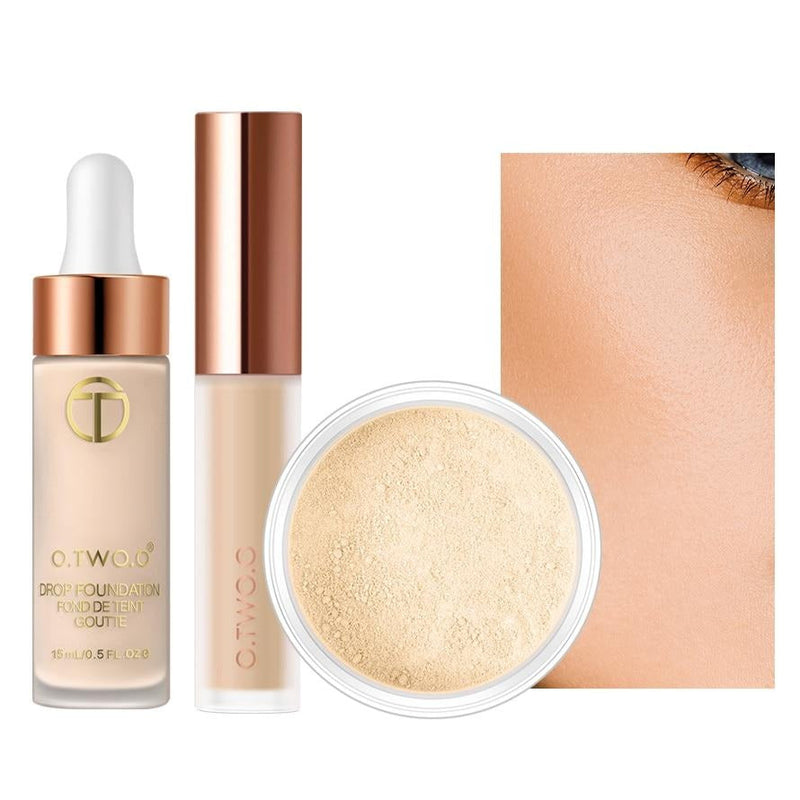 O.TWO.O Facial Makeup Kit - Concealer, Foundation and Powder