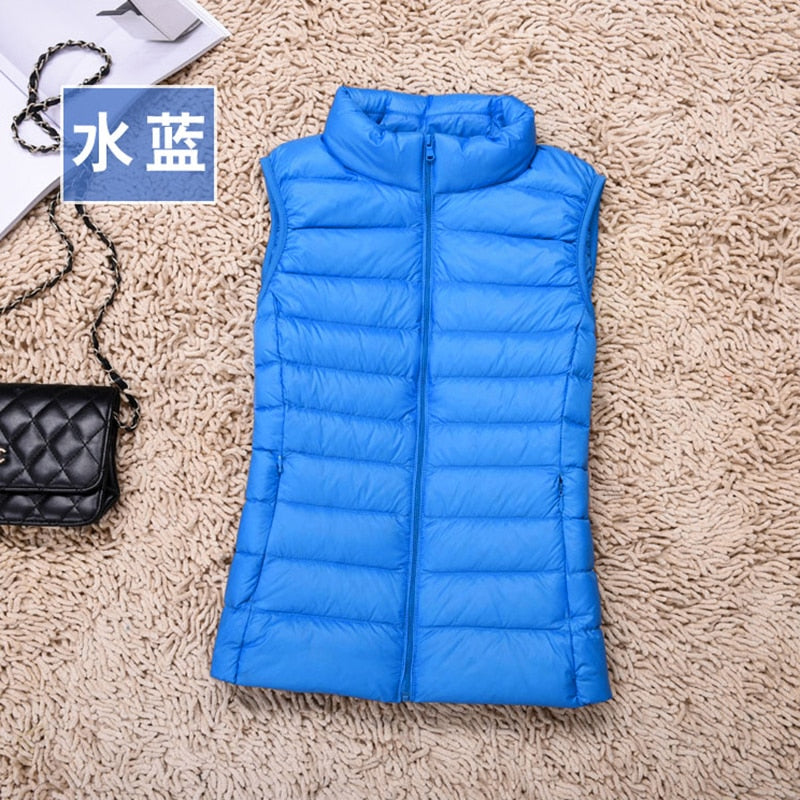 Women's Puffer Stand Vest 