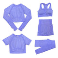 Conjunto de yoga fitness para mujer - 5 piezas 