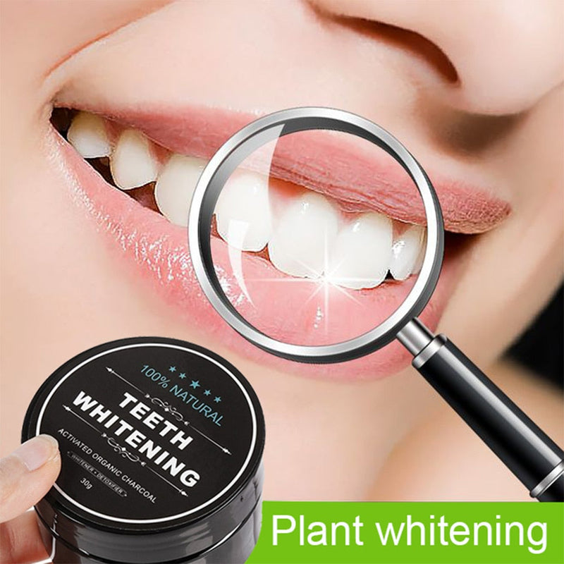 Oshioner Natural Activated Charcoal Powder for Teeth Whitening - 30g 