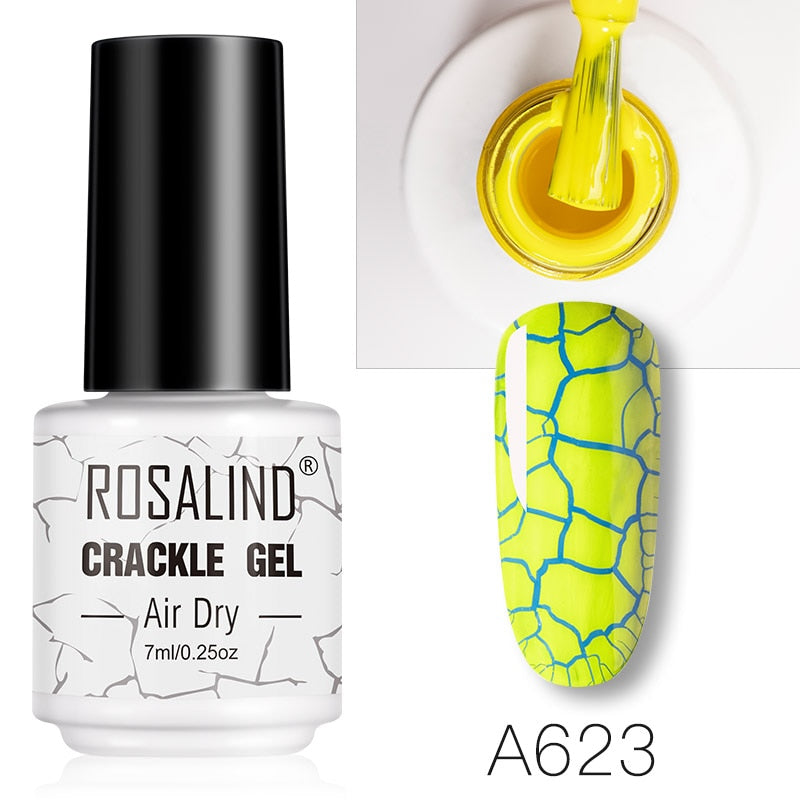 Rosalind Gel Nail Polish - Crackle Effect 