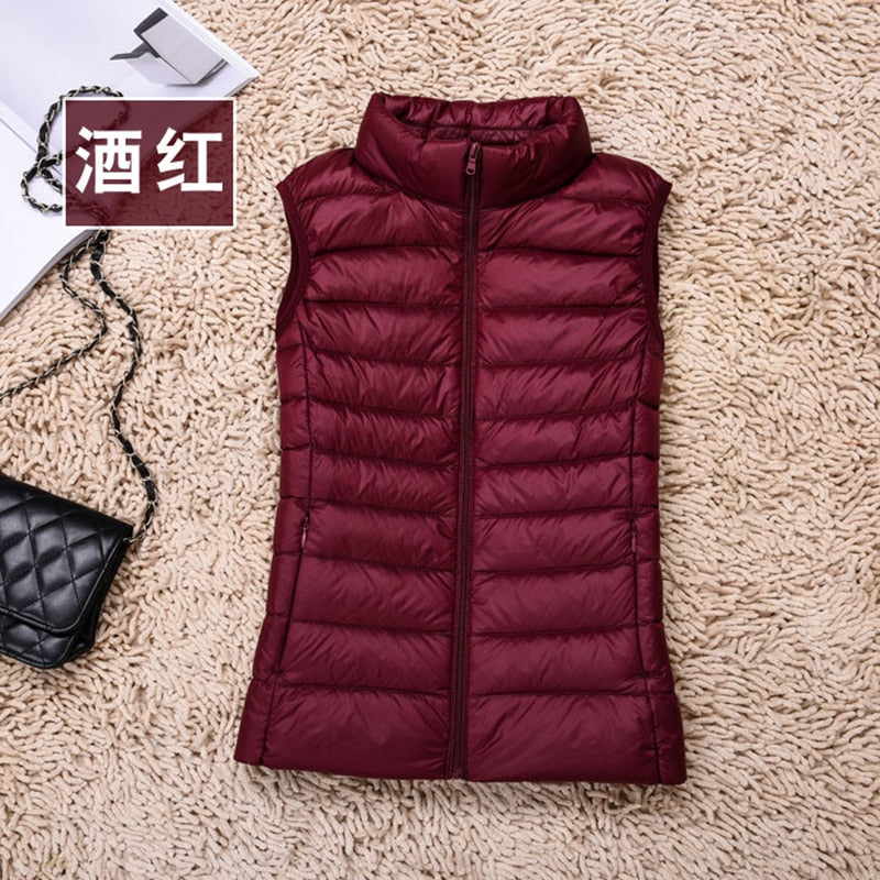 Women's Puffer Stand Vest 