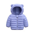 Chaqueta acolchada para niños con capucha - Colores básicos 