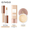 Kit de maquillaje facial O.TWO.O: corrector, crema BB y polvos 