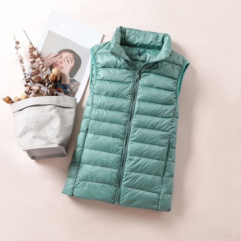 Women's Puffer Stand Vest 