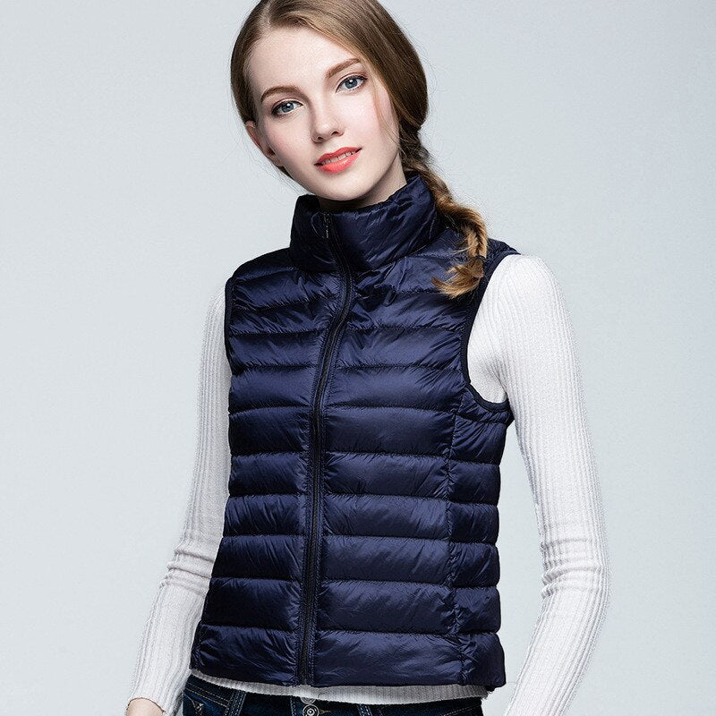 Women's Puffer Stand Vest 