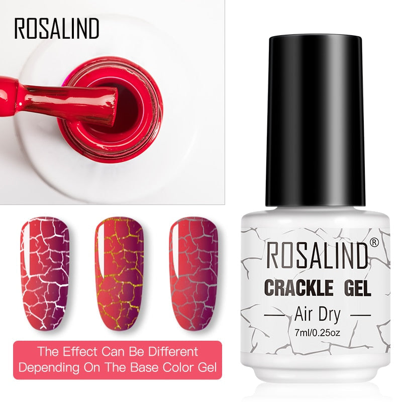 Rosalind Gel Nail Polish - Crackle Effect 