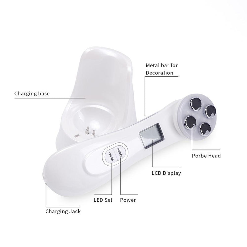 LED Facial Phototherapy Treatment Device - 5 in 1