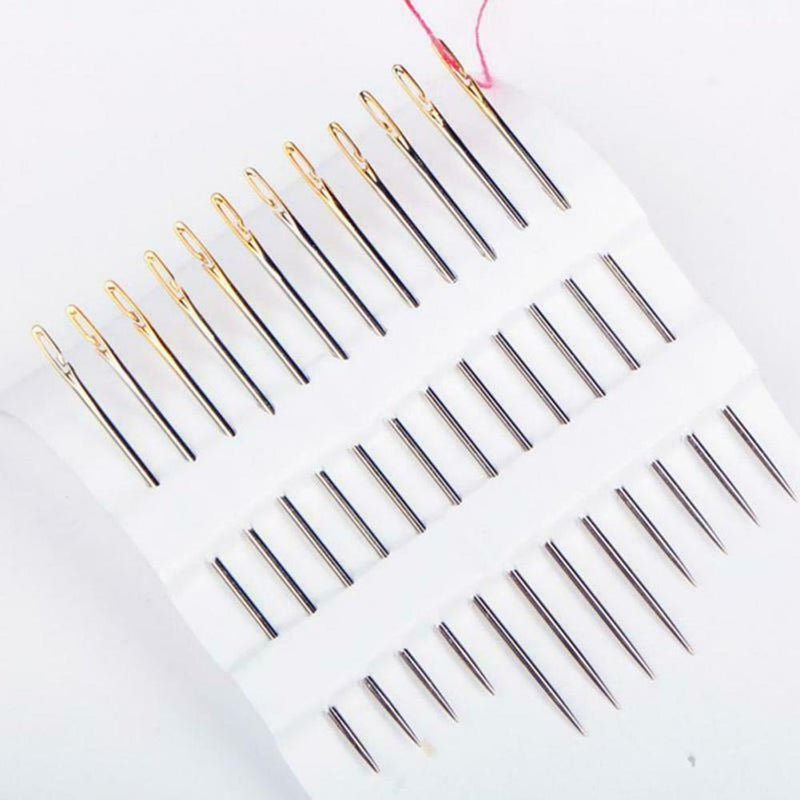 Self-Threading Needle Kit (12 Needles) - Free Shipping 