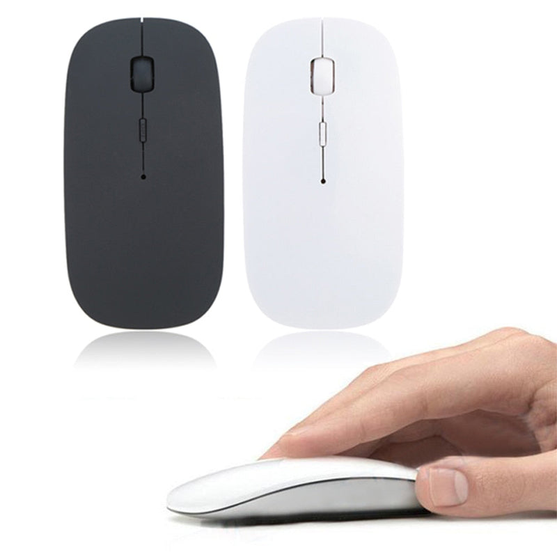 Super Slim Wireless 2.4G 1600 DPI Optical Mouse 