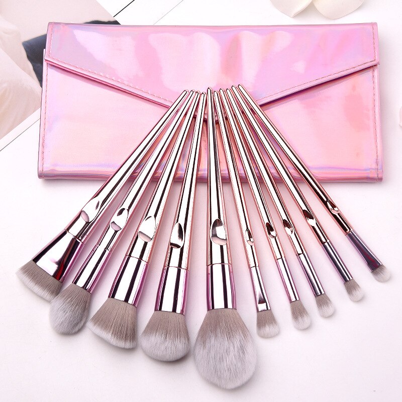 O.TWO.O Makeup Brushes Kit - 10 Pieces