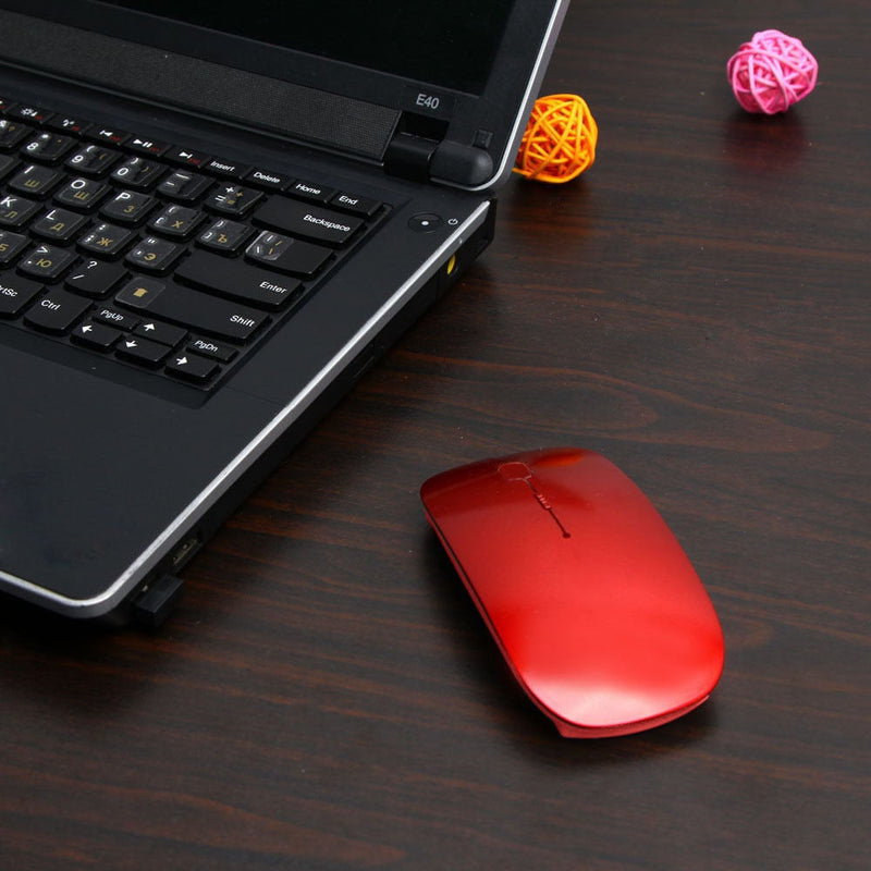 Super Slim Wireless 2.4G 1600 DPI Optical Mouse 