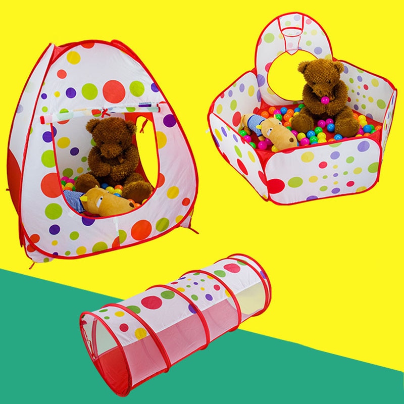 Piscina de pelotas para niños 3 en 1 - Tienda de juegos Imbaby 