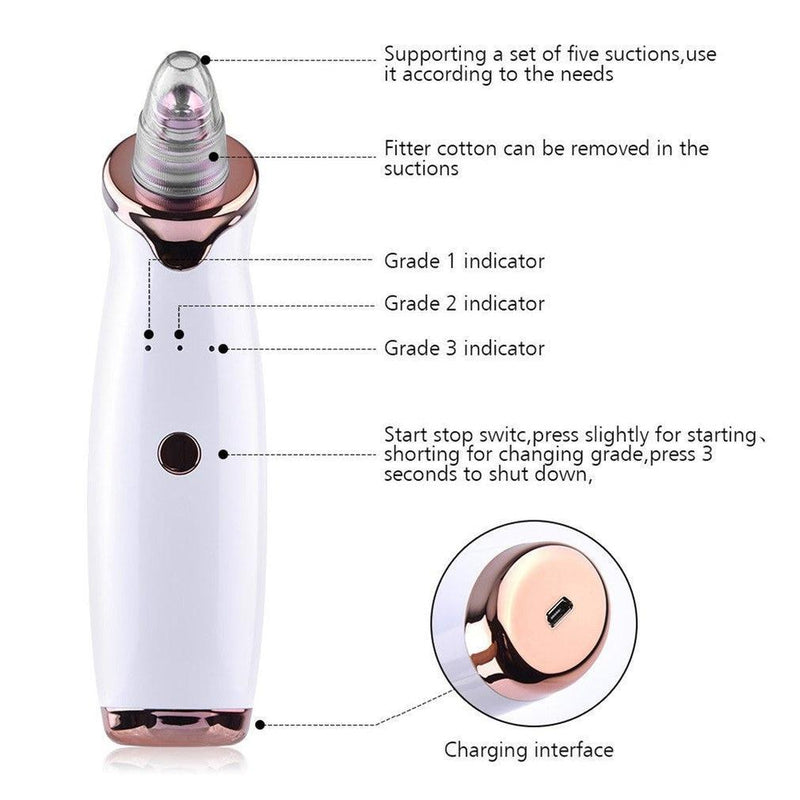 Vacuum Blackhead Remover - Suction Extraction