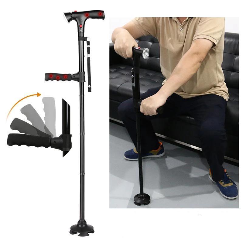 Portable Cane - 4 Support Points