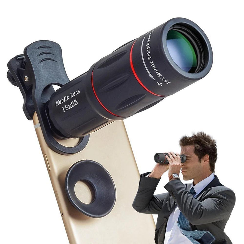 Telescopio de observación profesional para teléfono móvil con zoom de 18x (envío gratuito) 