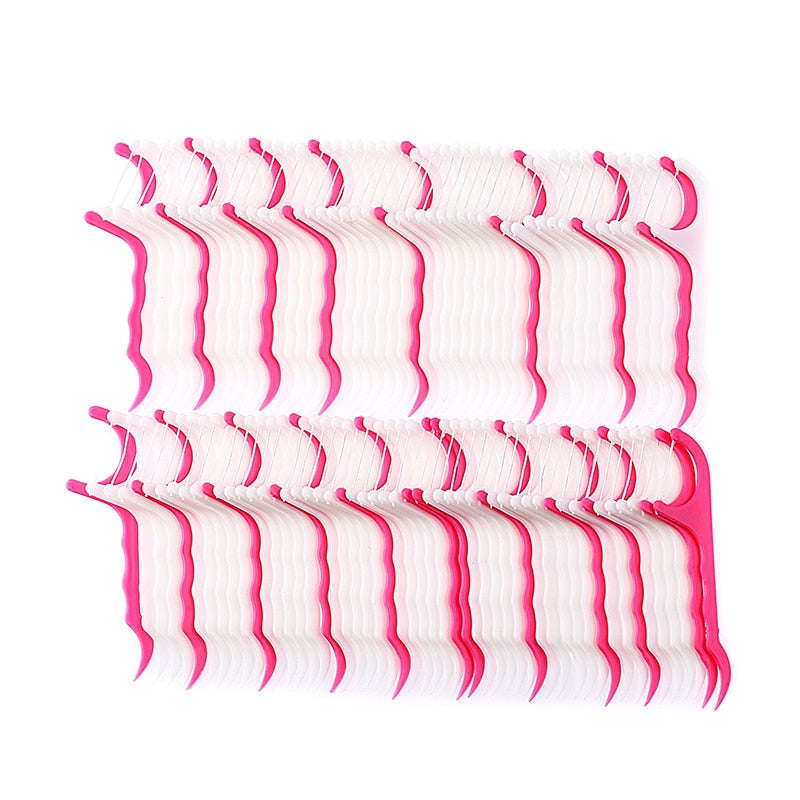 Practical Dental Flosser - Pack of 100 pieces