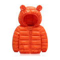 Children's Puffer Jacket with Hood - Basic Colors 