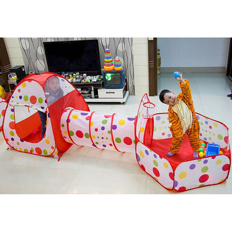 3 in 1 Children's Ball Pit - Play Tent Imbaby 