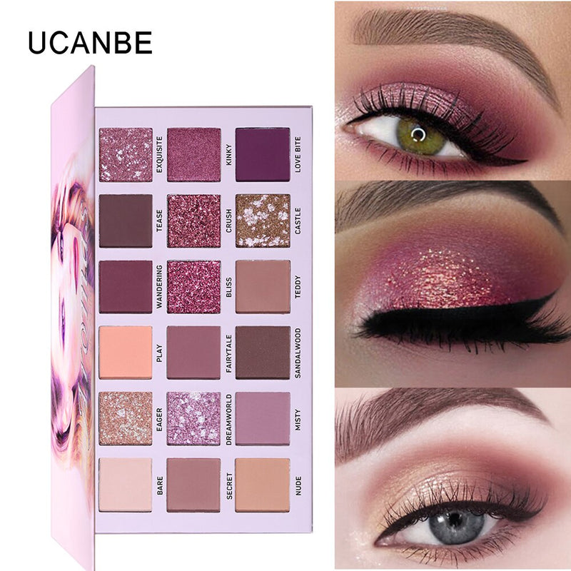 UCANBE Eyeshadow Palette - 18 Colors