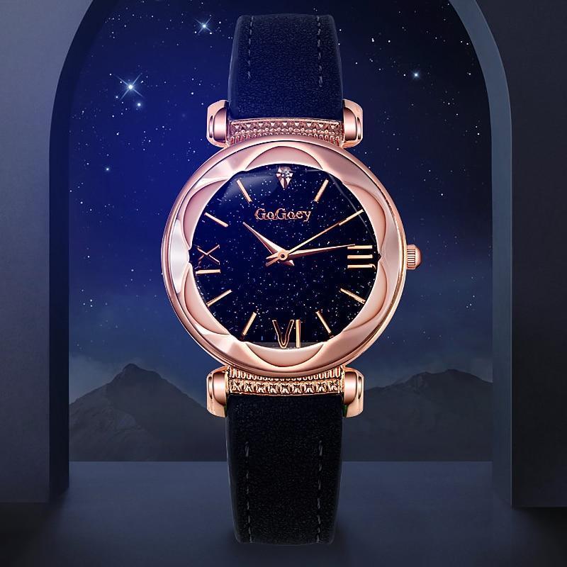 Reloj de lujo con diamantes y cielo estrellado para mujer: envío gratuito