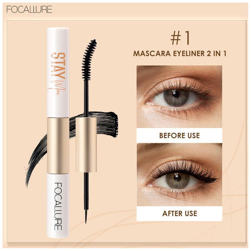 Focallure 2 in 1 Mascara - Mascara and Eyeliner