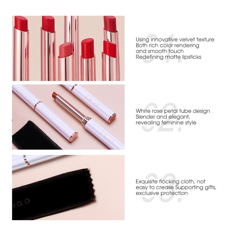 O.TWO.O Thin Tube Velvet Lipstick