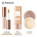 Kit de maquillaje facial O.TWO.O: corrector, crema BB y polvos 