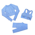 Conjunto de yoga fitness para mujer - 3 piezas