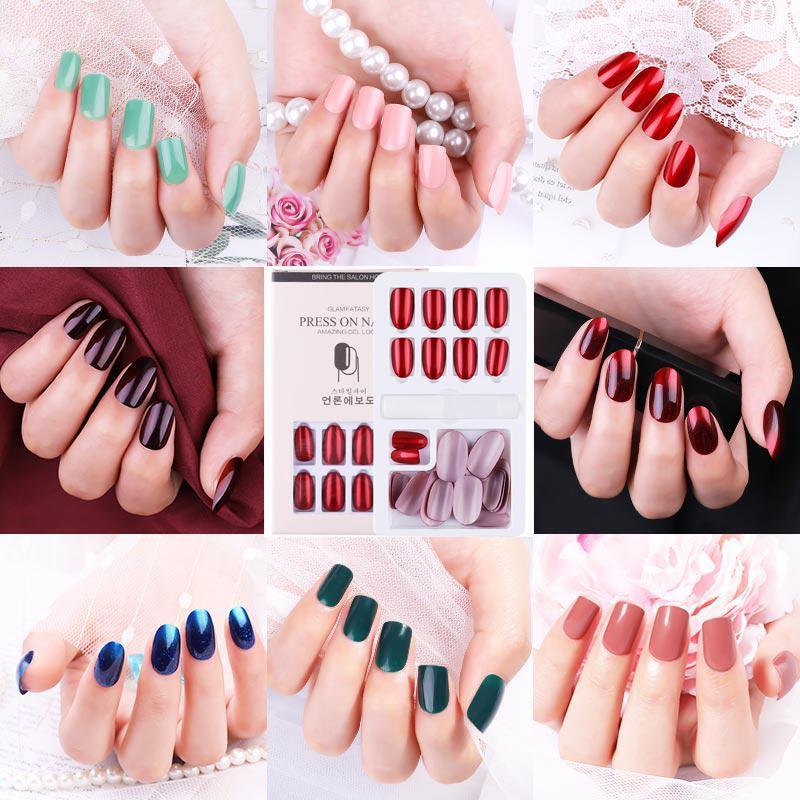 Reusable False Nails - 24 Units 