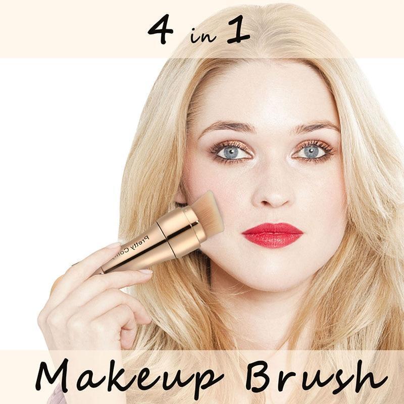 4 in 1 Makeup Brush - Make Beauty 