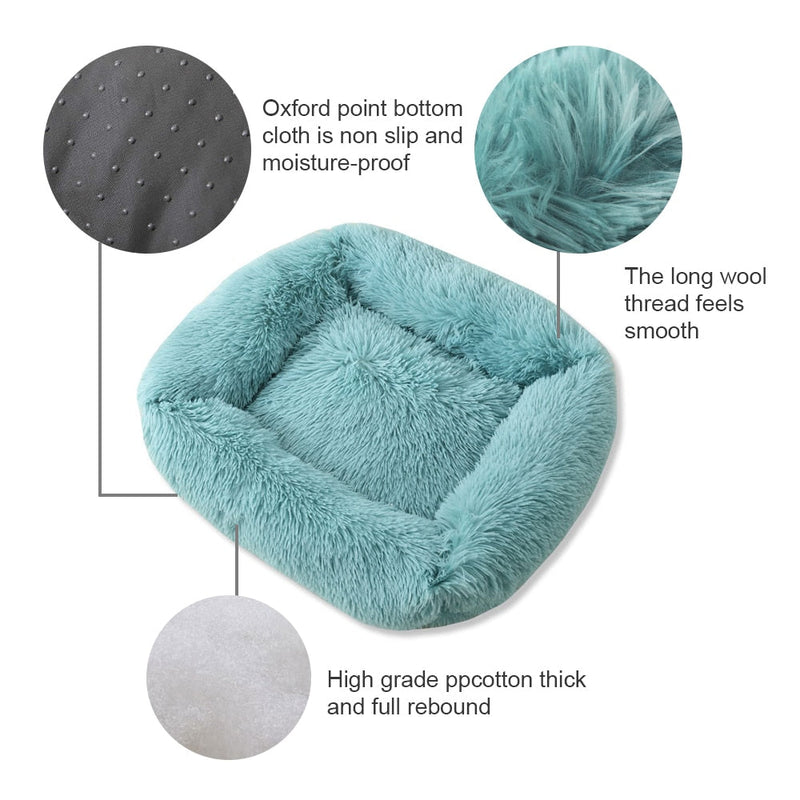 Dog and Cat Bed - Plush Square 