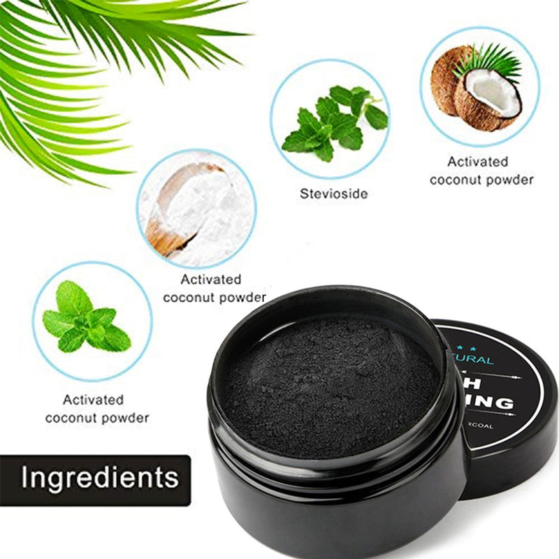 Oshioner Natural Activated Charcoal Powder for Teeth Whitening - 30g 