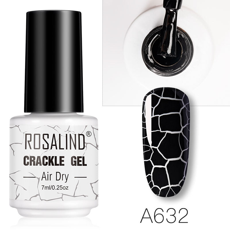 Esmalte de uñas en gel Rosalind - Efecto craquelado 